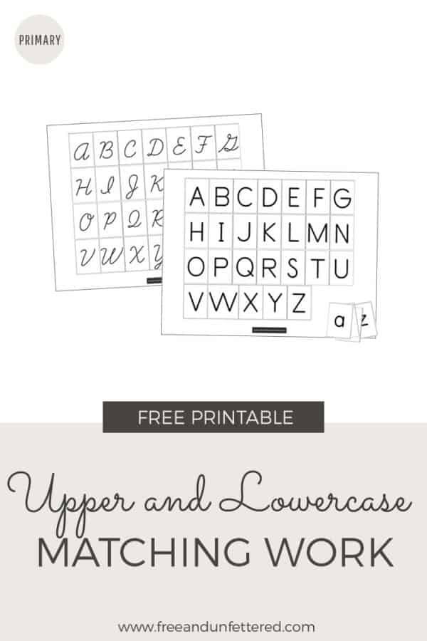 Free Printable: Uppercase and Lowercase Matching Alphabet Mats - Free